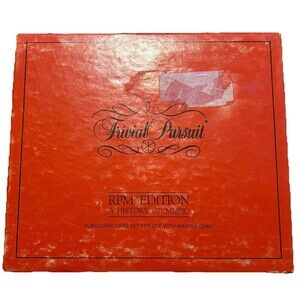 Trivial Pursuit RPM Edition “ A History of Music” 1985 Vintage (Preowned)